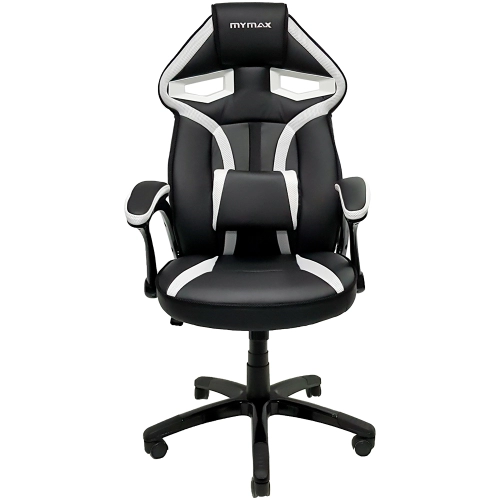 Cadeira Gamer Mymax Mx1 Branco Com Preto