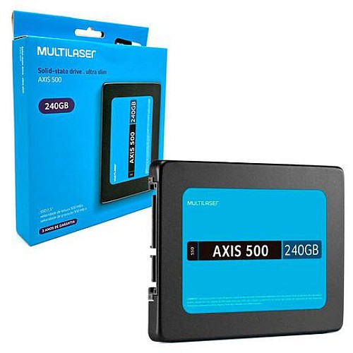 Hd Ssd 240Gb Multilaser Axis 500 2.5